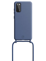 Silicon Crossbody Sling Case - Galaxy S20 FE (Blue - Rope)