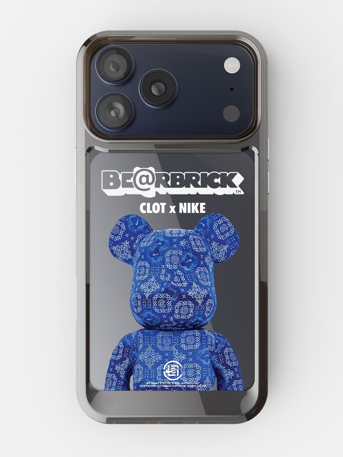 Bearbricks Case - iPhone 17 Pro Max (Blue)