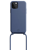 Silicon Crossbody Sling Case - iPhone 11 Pro (Blue - Rope)
