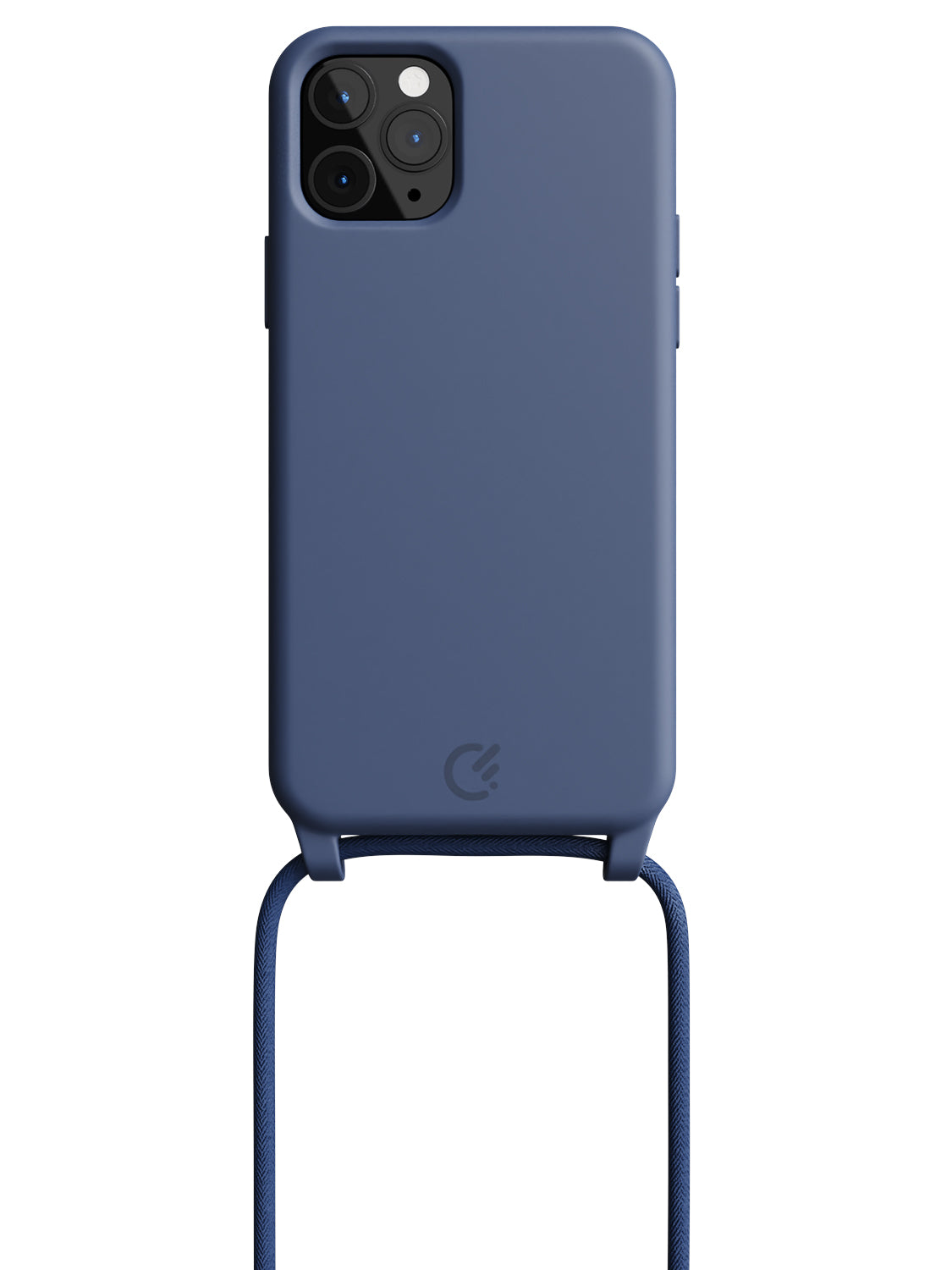Silicon Crossbody Sling Case - iPhone 11 Pro (Blue - Rope)