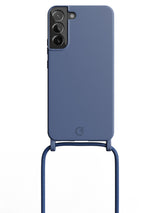 Silicon Crossbody Sling Case - Galaxy S22 Plus (Blue - Rope)