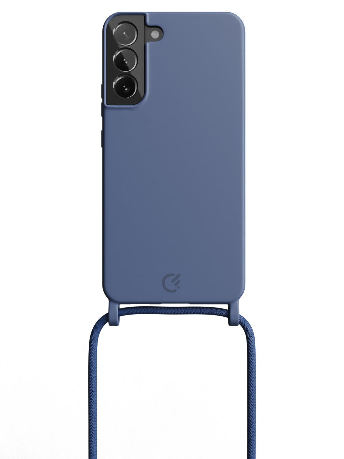 Silicon Crossbody Sling Case - Galaxy S22 Plus (Blue - Rope)