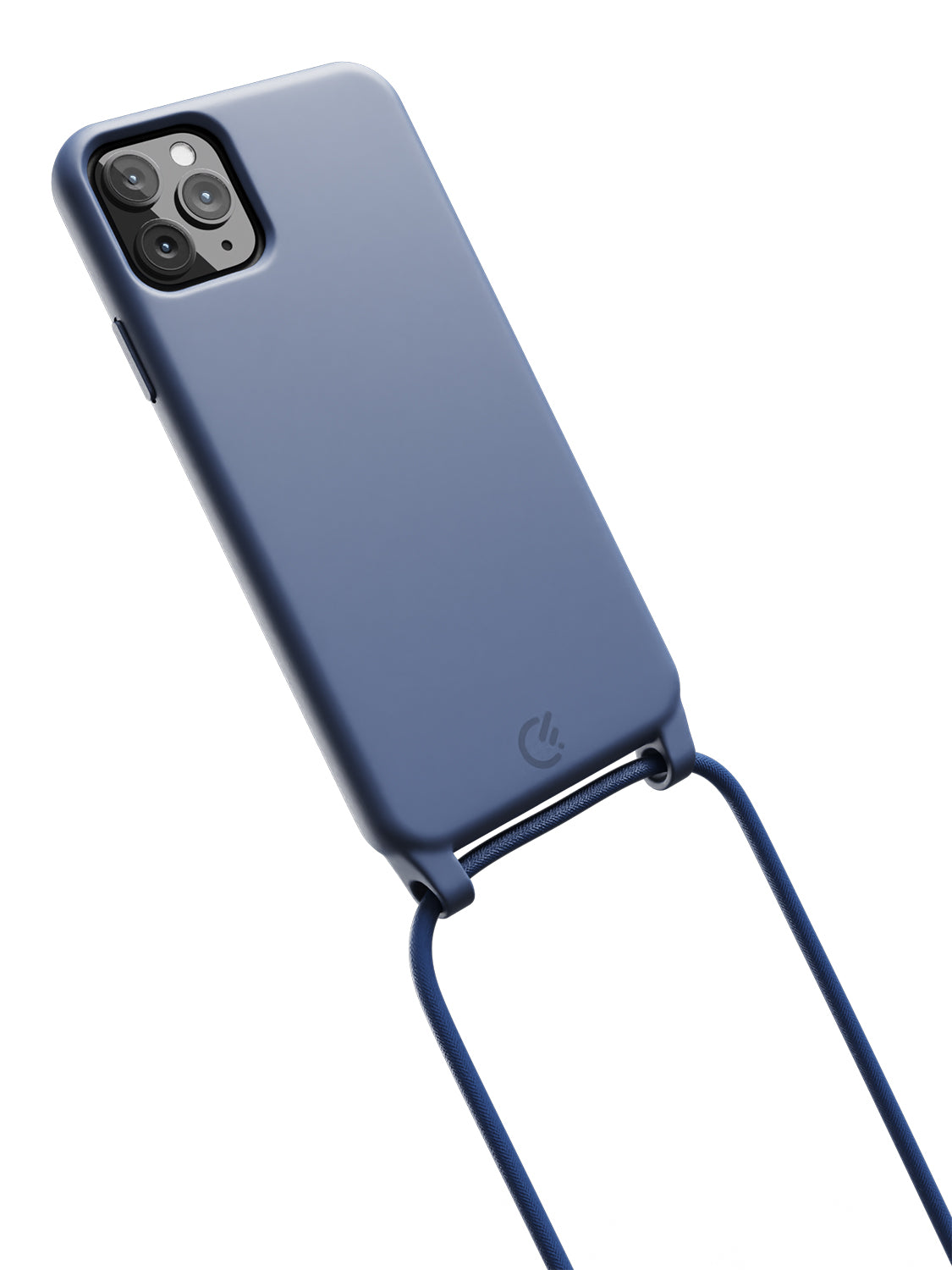 Silicon Crossbody Sling Case - iPhone 11 Pro Max (Blue - Rope)