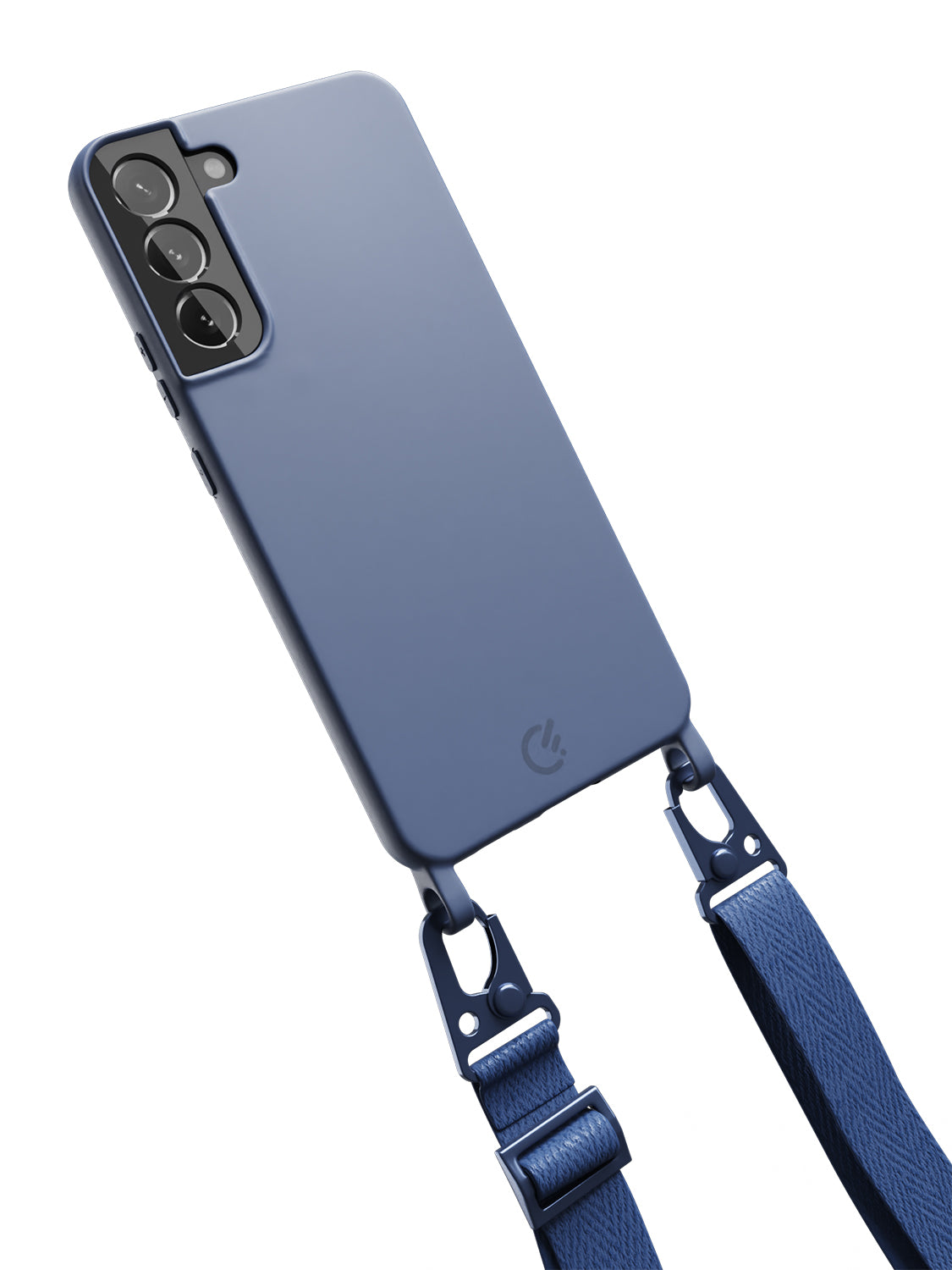 Silicon Crossbody Sling Case - Galaxy S22 Plus (Blue - Lanyard)