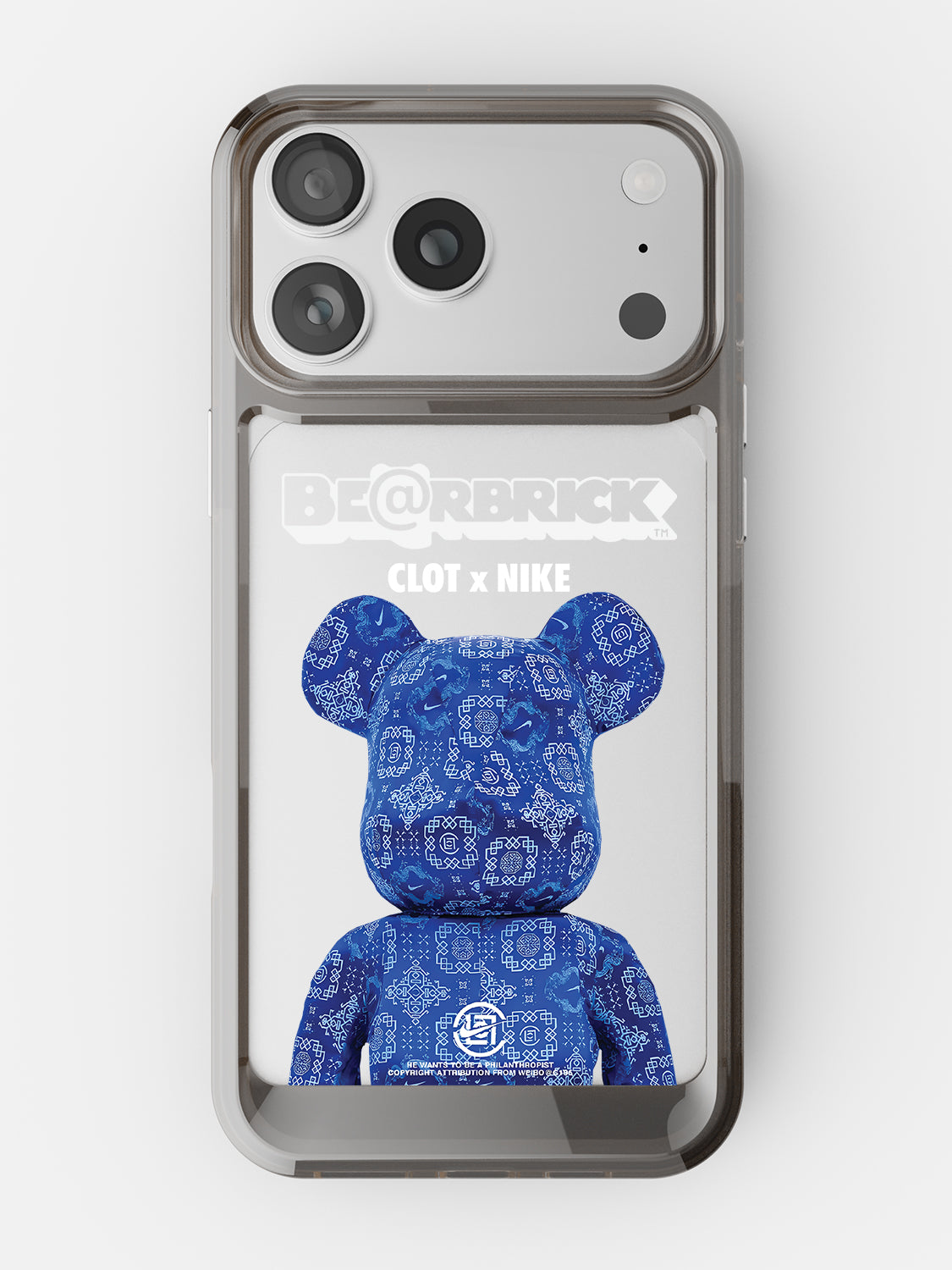 Bearbricks Case - iPhone 17 Pro Max (Blue)