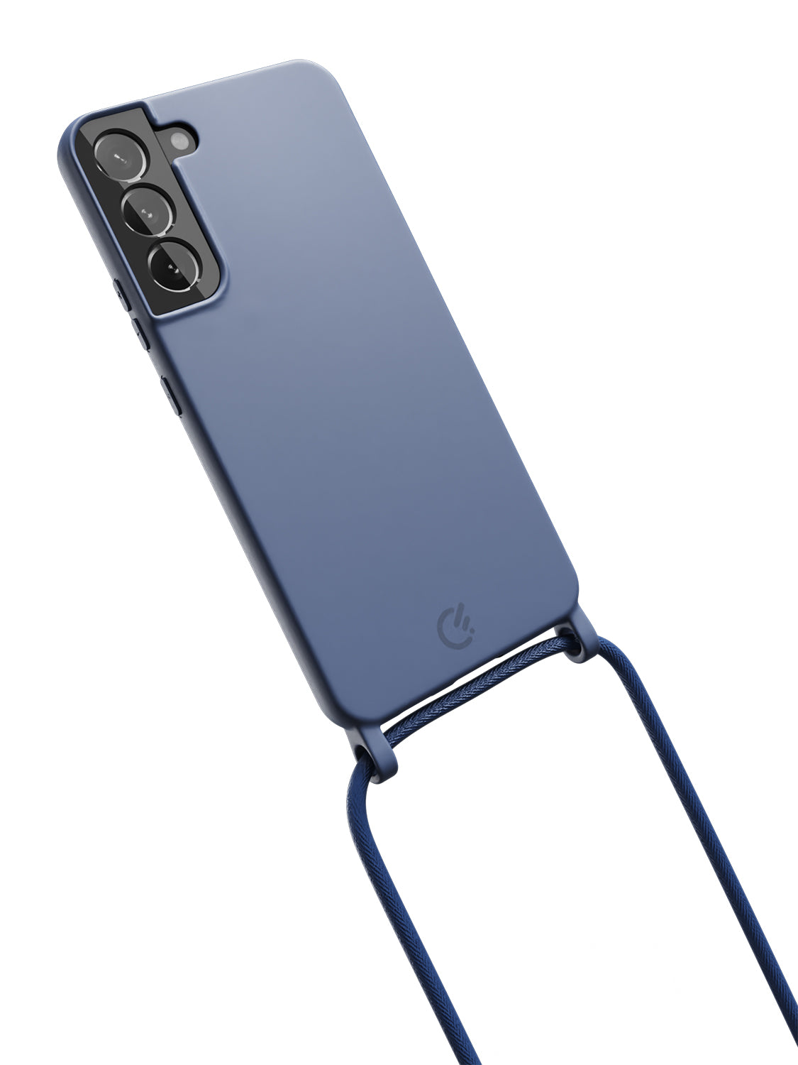 Silicon Crossbody Sling Case - Galaxy S22 Plus (Blue - Rope)
