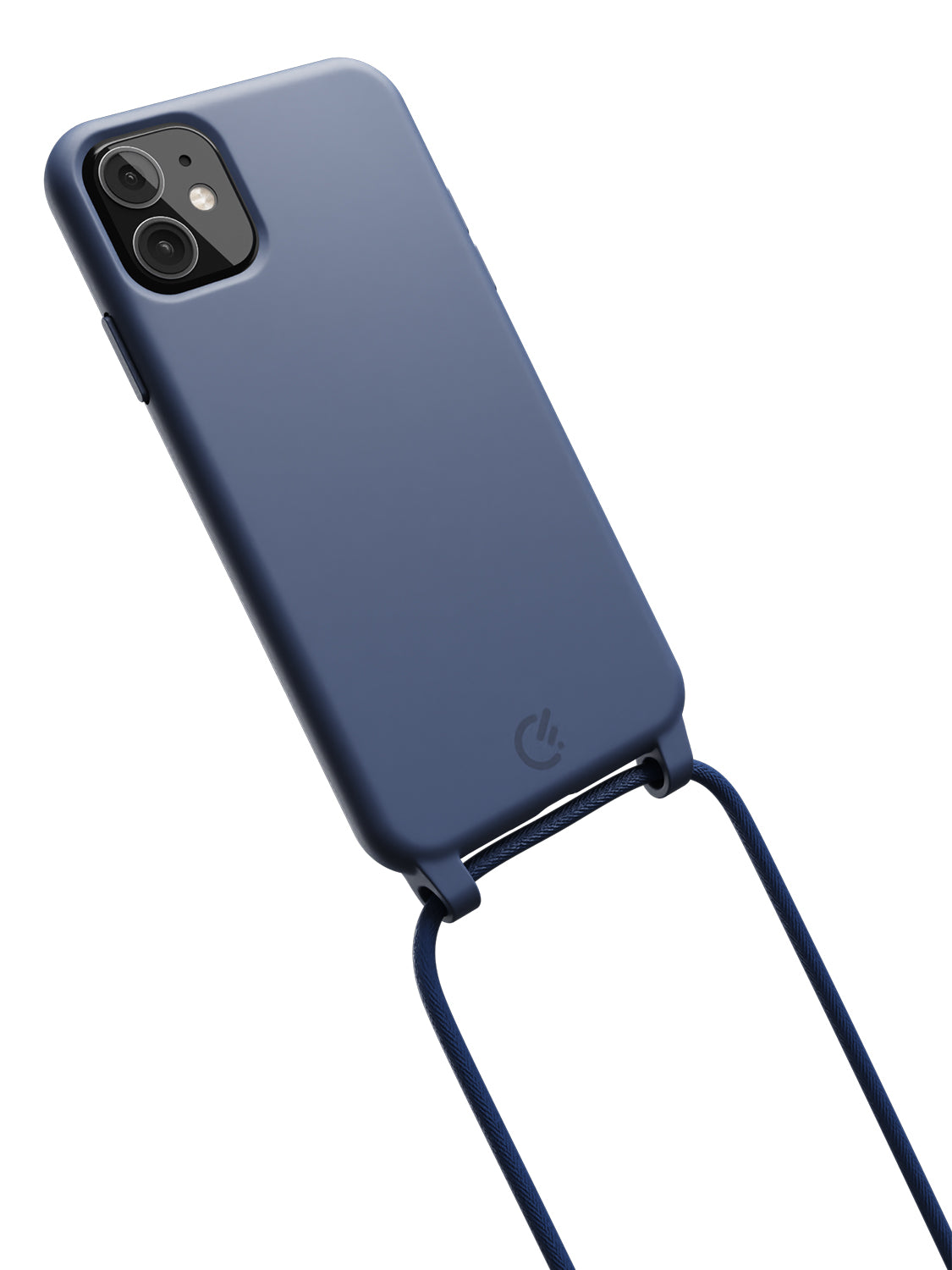 Silicon Crossbody Sling Case - iPhone 11 (Blue - Rope)