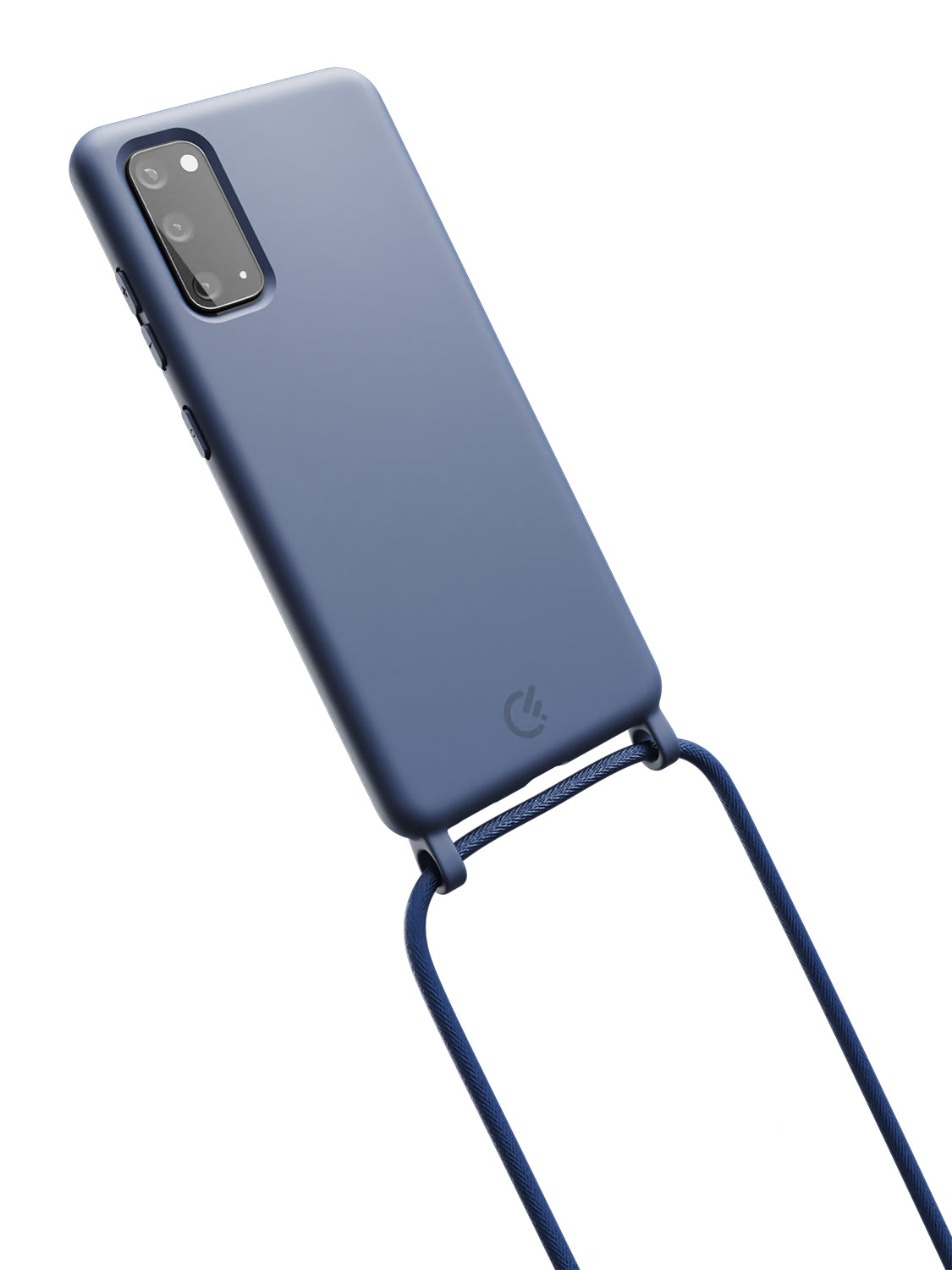 Silicon Crossbody Sling Case - Galaxy S20 FE (Blue - Rope)