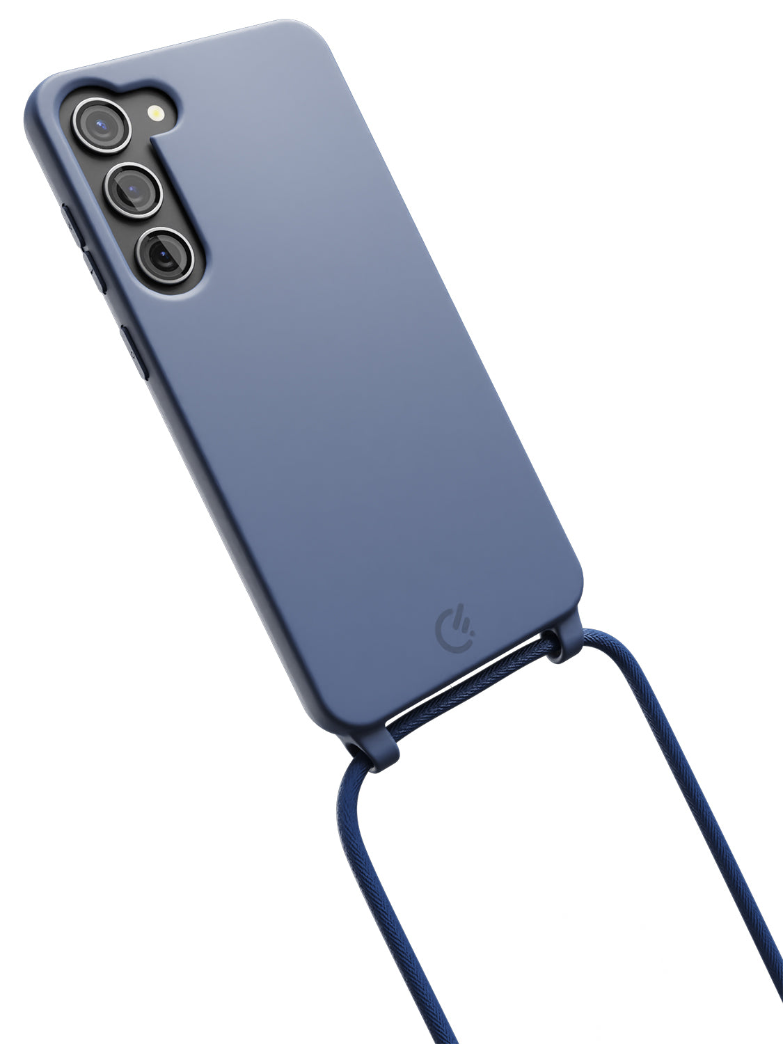 Silicon Crossbody Sling Case - Galaxy S23 Plus (Blue - Rope)