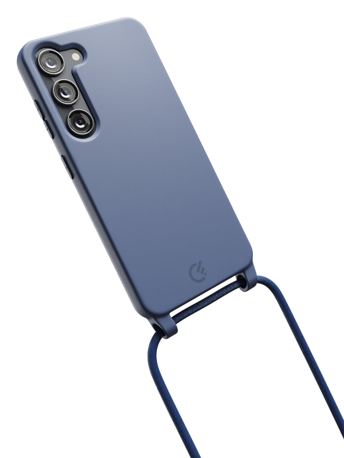 Silicon Crossbody Sling Case - Galaxy S23 (Blue - Rope)