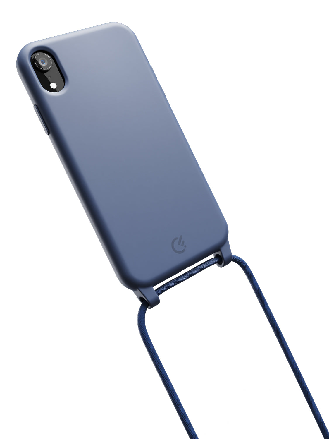 Silicon Crossbody Sling Case - iPhone XR (Blue - Rope)