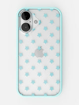 Starfield Printed Clear Case - iPhone 17 (Light Blue)