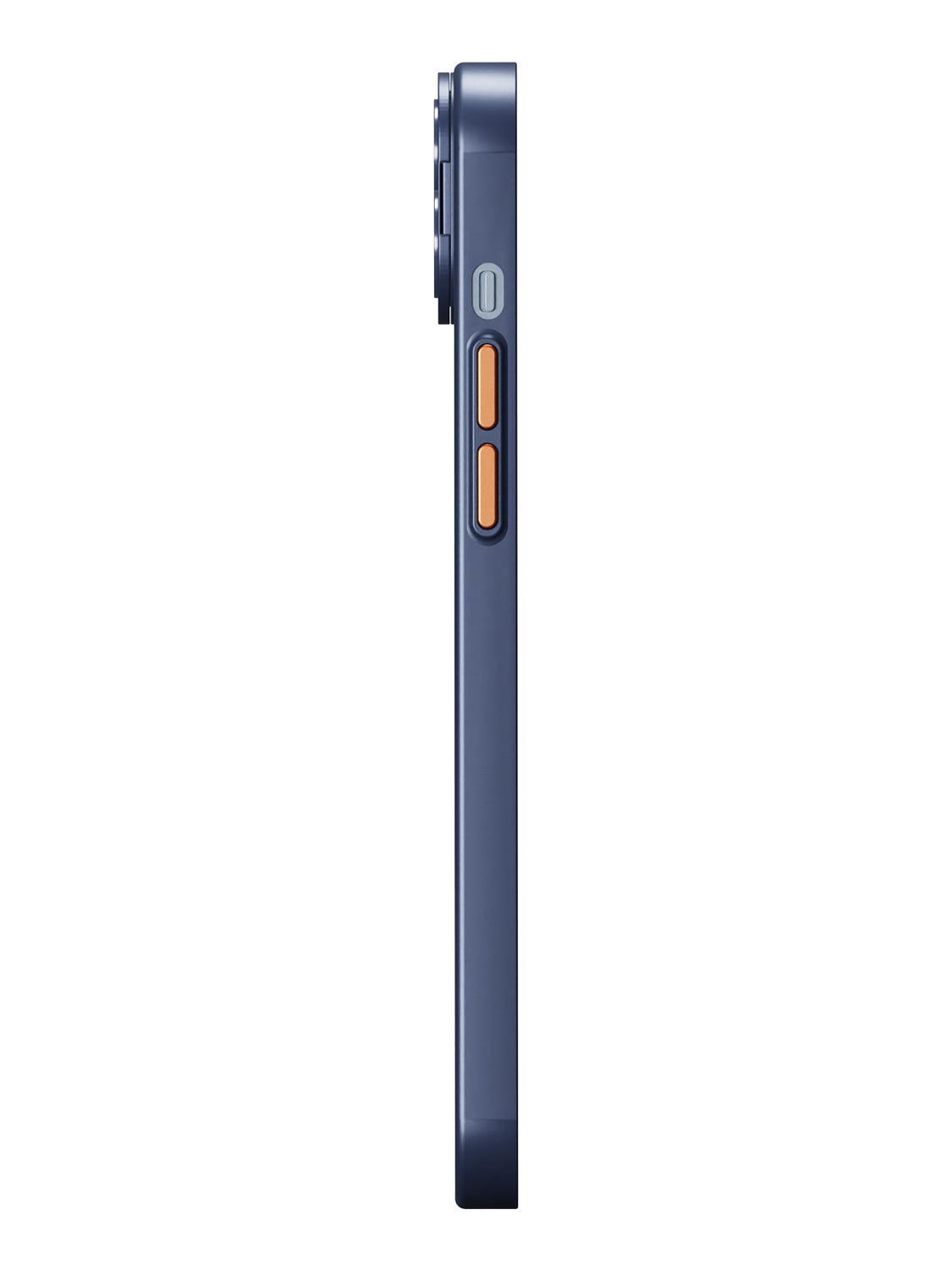 Solid Shade Snap Hard Case with Lens Guard & Stand - iPhone 15 Plus (Navy Blue)