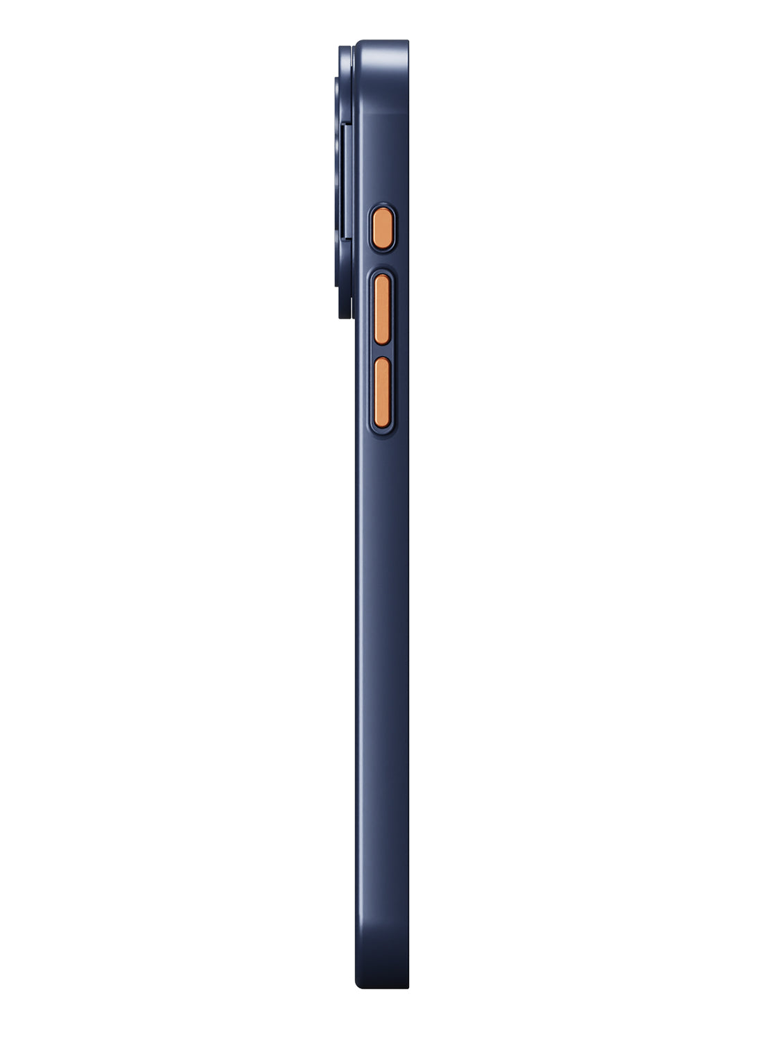 Solid Shade Snap Hard Case with Lens Guard & Stand - iPhone 14 Pro Max (Navy Blue)