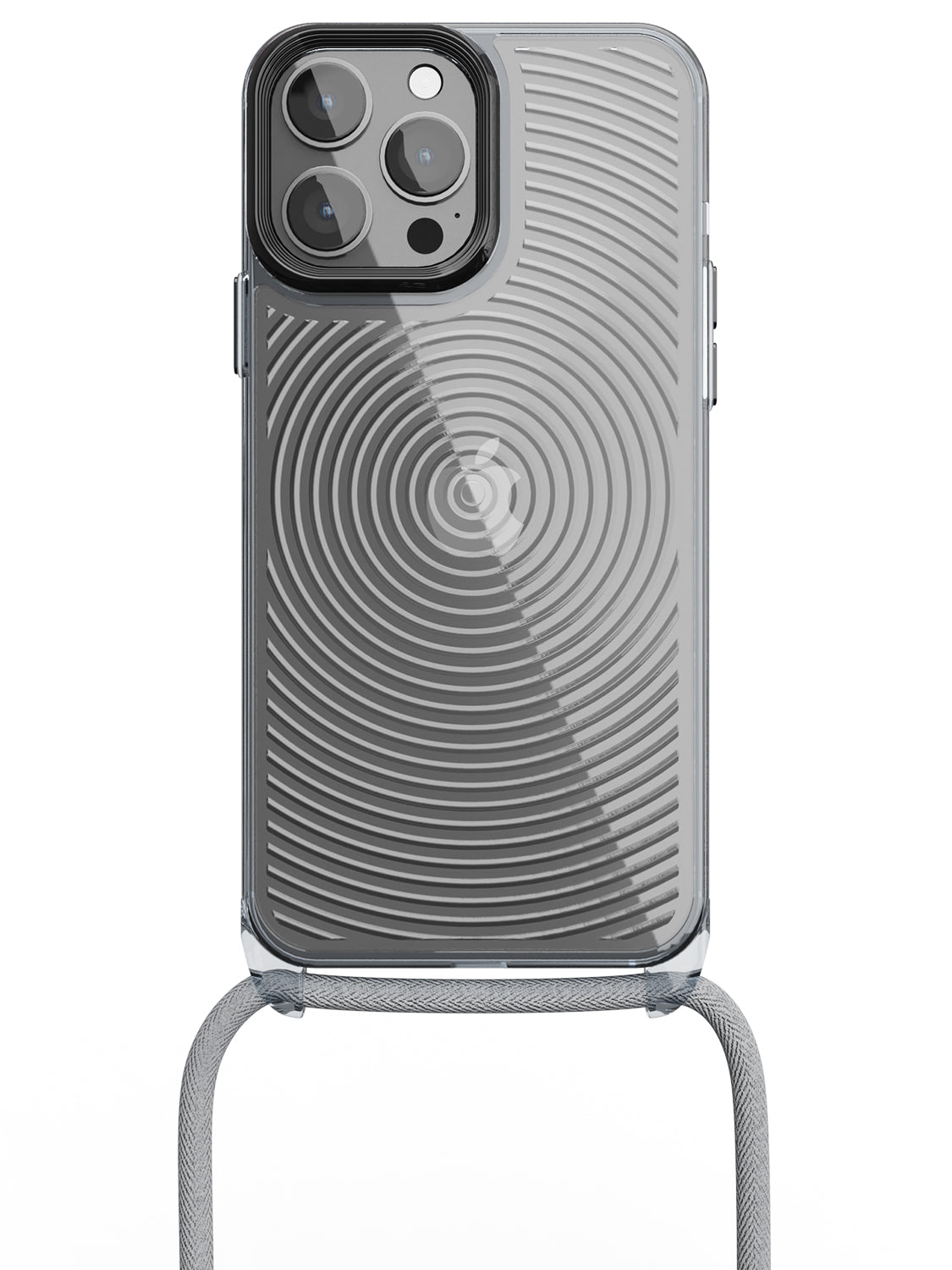Clear Spiral Crossbody Sling Case - iPhone 13 Pro Max (Clear - Blue)