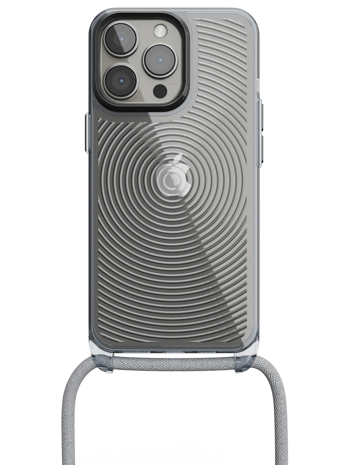 Clear Spiral Crossbody Sling Case - iPhone 13 Pro (Clear - Blue)
