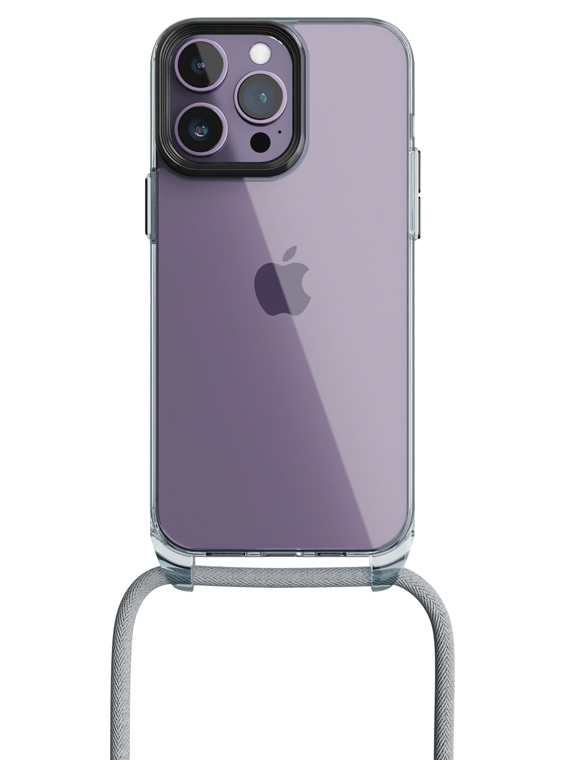 Clear Crossbody Sling Case - iPhone 14 Pro Max (Clear - Blue)