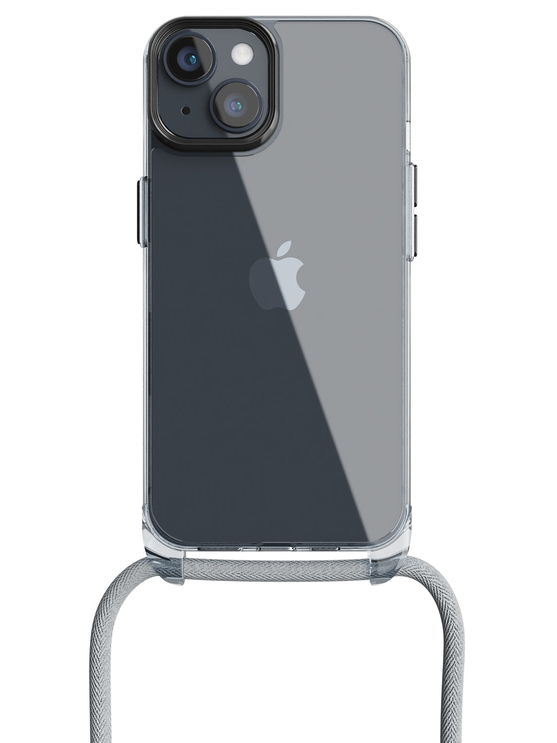 Clear Crossbody Sling Case - iPhone 13 (Clear - Blue)