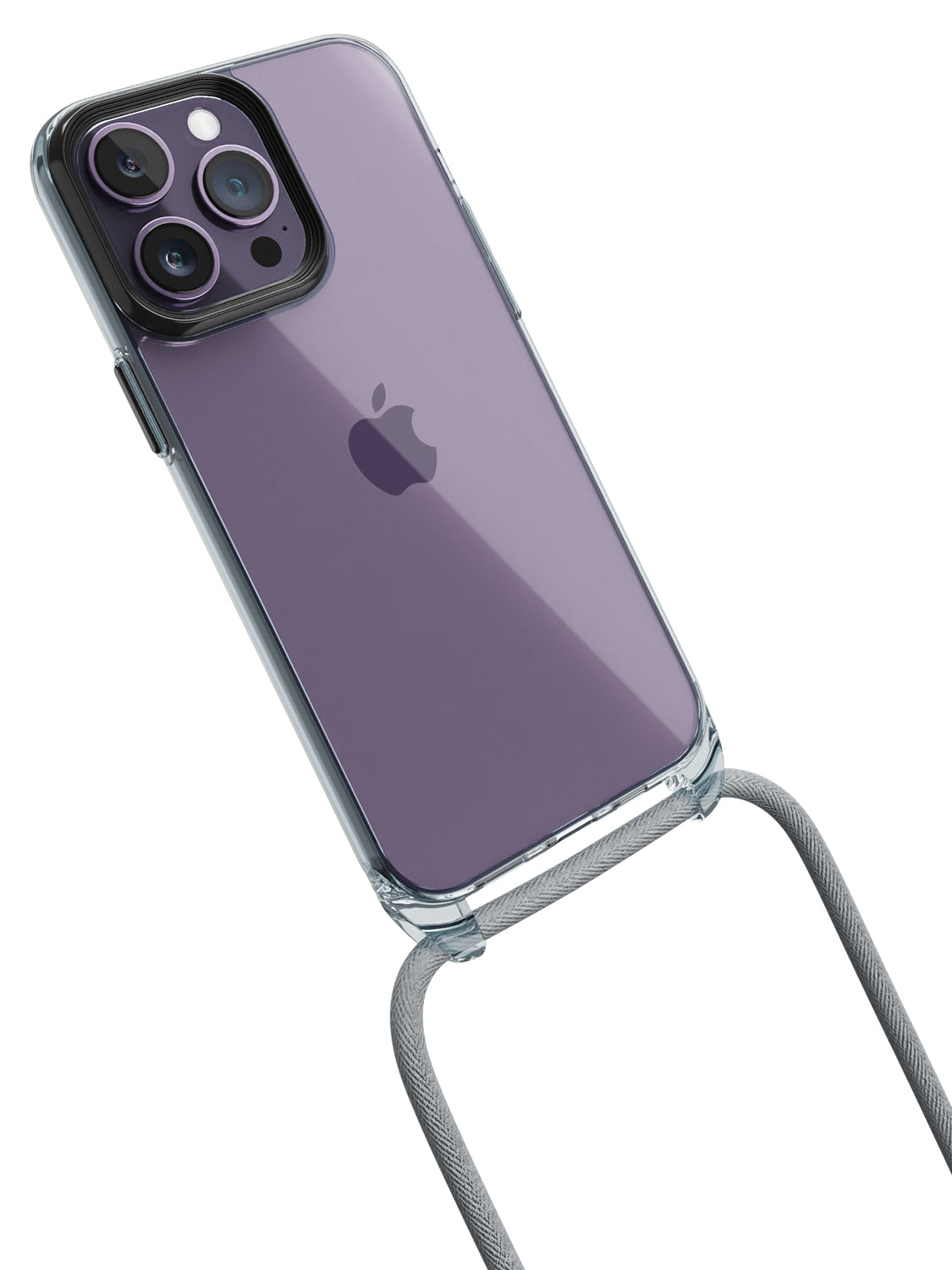 Clear Crossbody Sling Case - iPhone 14 Pro Max (Clear - Blue)