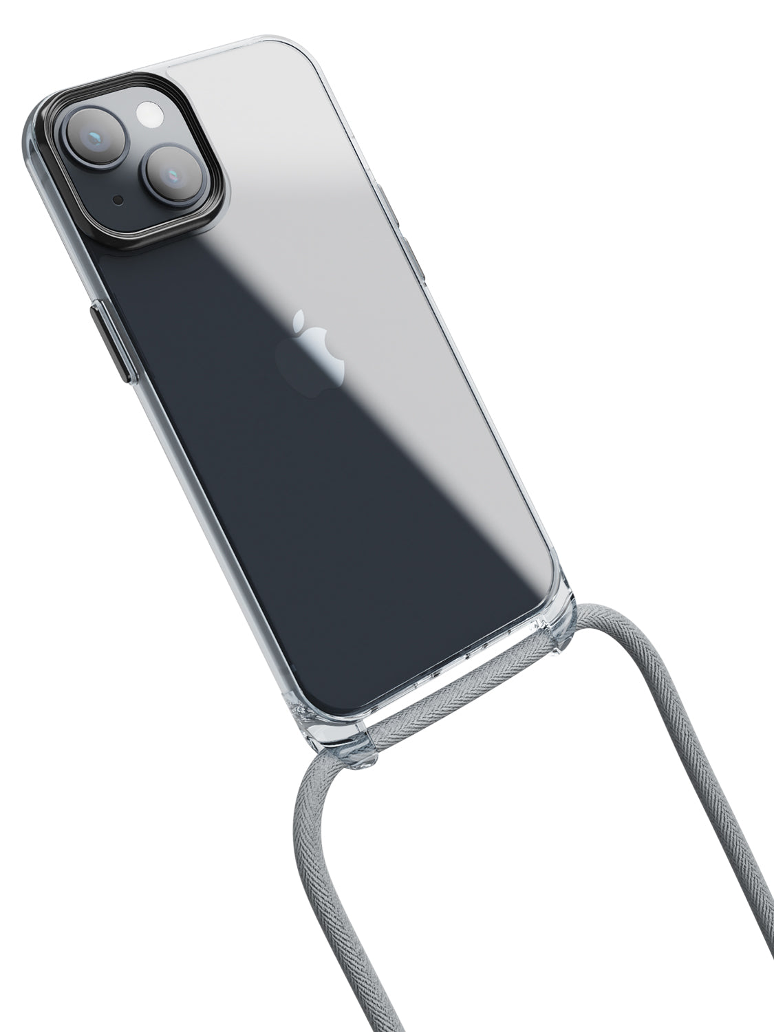 Clear Crossbody Sling Case - iPhone 13 (Clear - Blue)