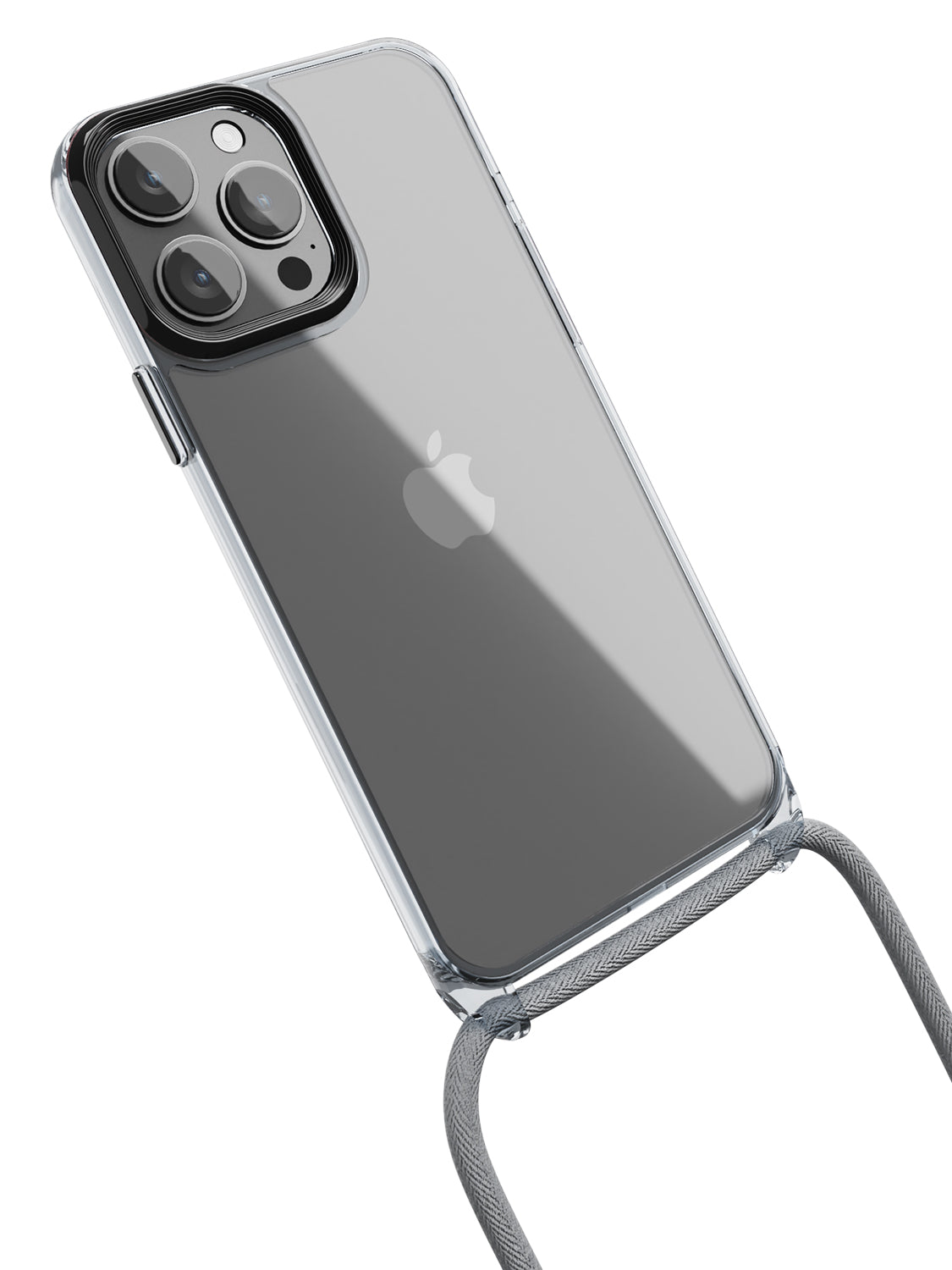 Clear Crossbody Sling Case - iPhone 13 Pro Max (Clear - Blue)