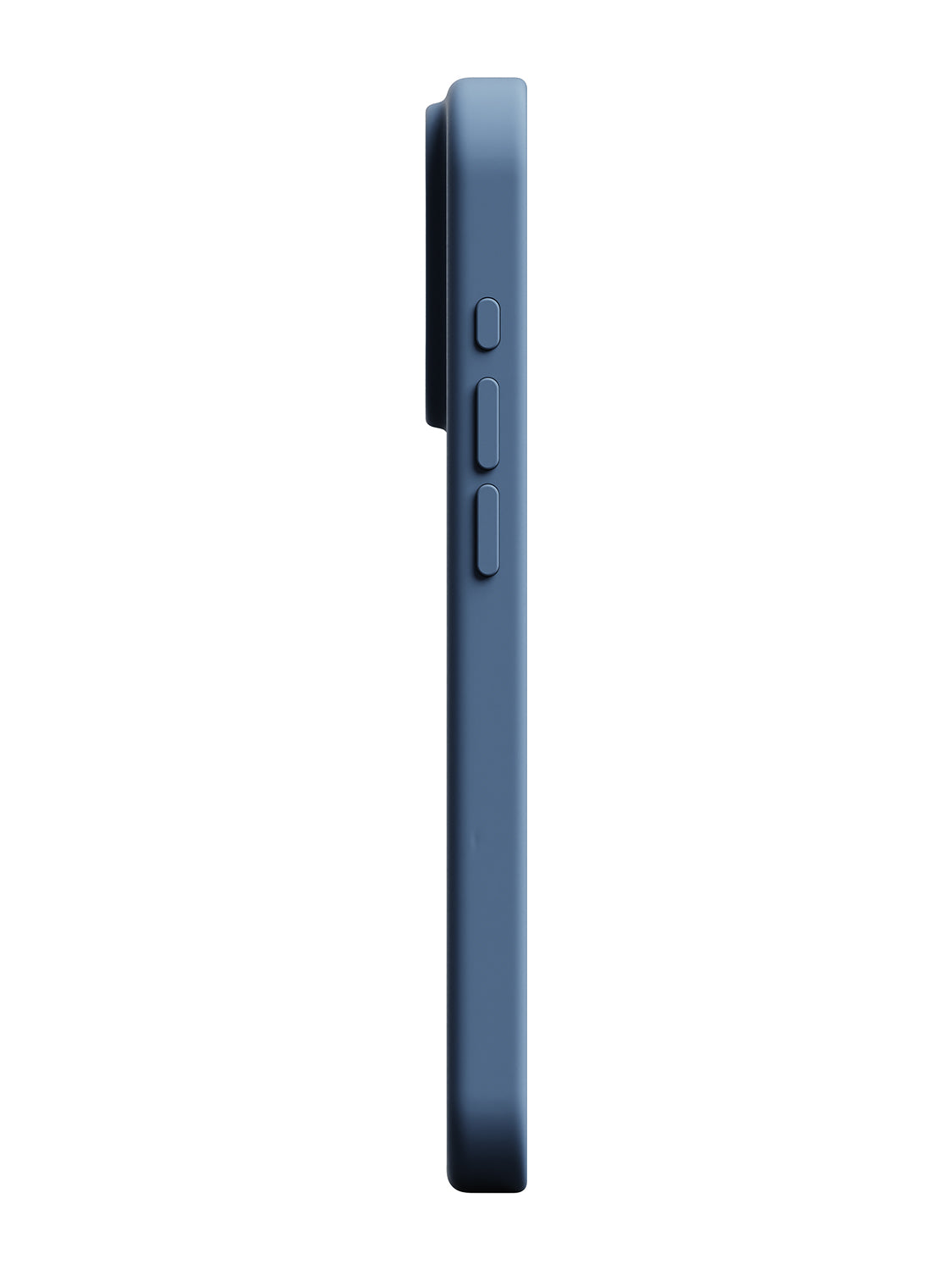 Silicone Case - iPhone 15 Pro (Steel Blue)