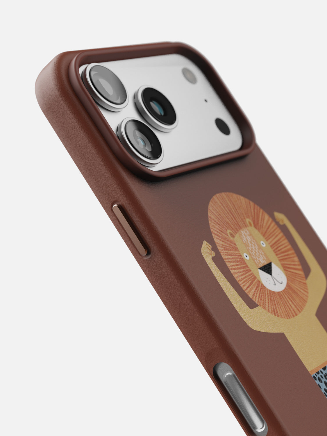 Lion Flex leather case in Brown