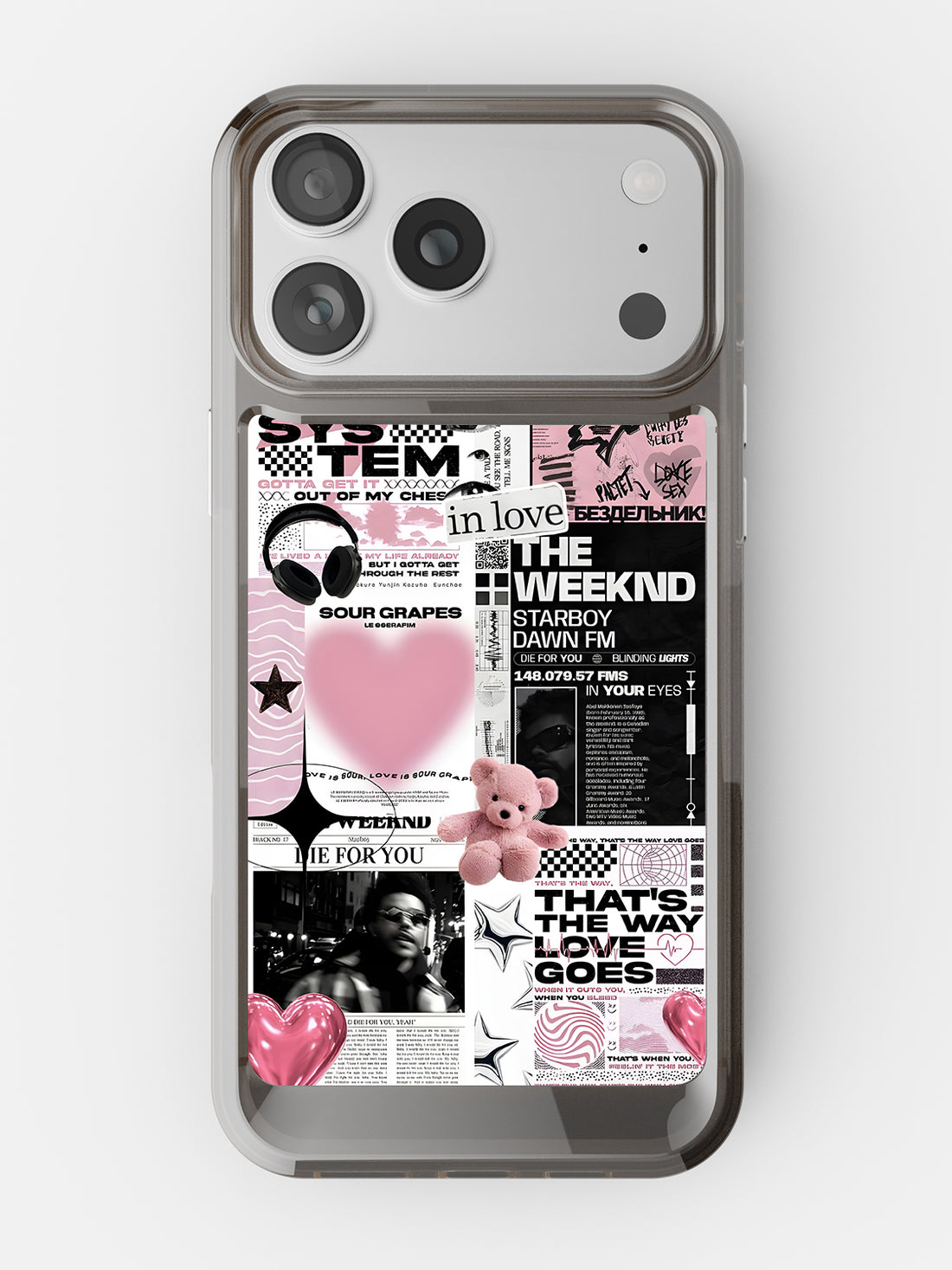 Starboy Clear Case - iPhone 17 Pro Max (Black)