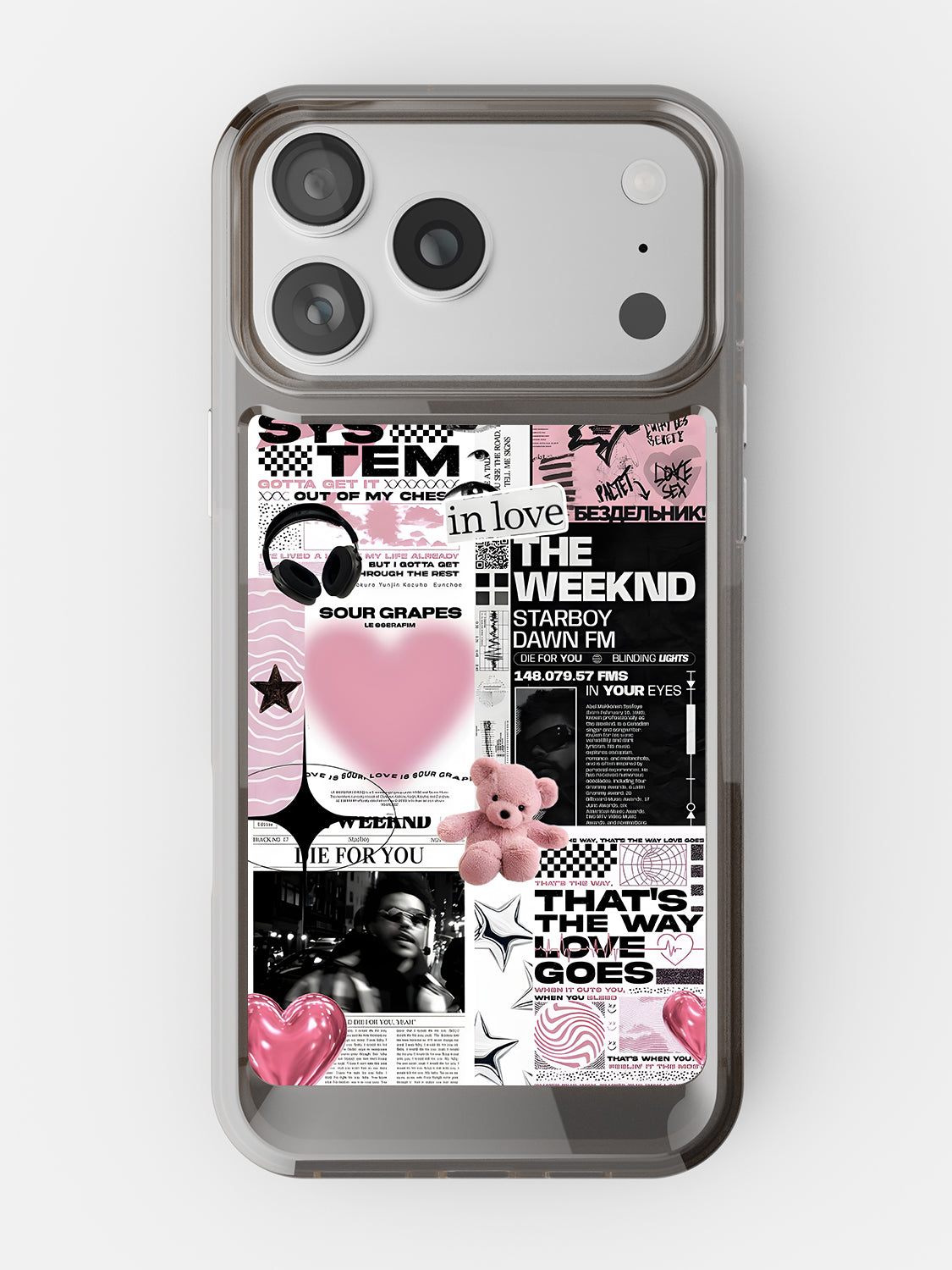 Starboy Clear Case - iPhone 17 Pro Max (Black)