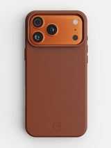 Leather Case for iPhone 18 Pro Max in Brown - rear view
