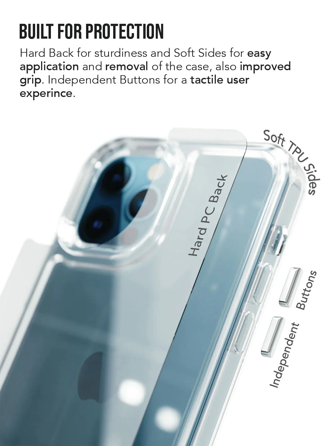 Clear Case - iPhone 15 Plus (Black)