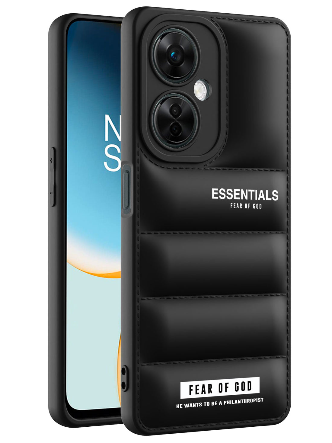 Essentials Puffer Case - Oneplus Nord CE 3 Lite (Black)