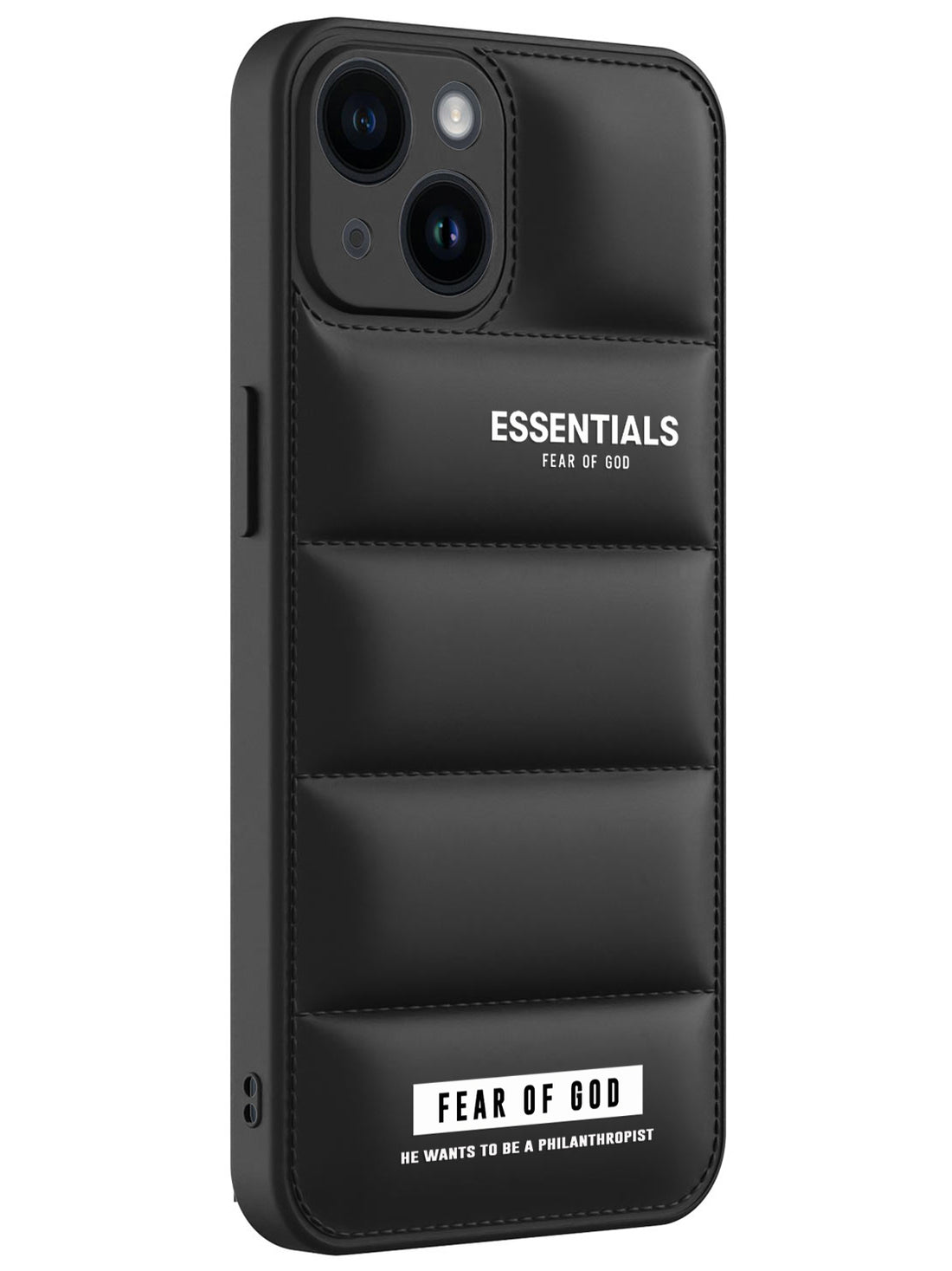 Essentials Puffer Case - iPhone 14 (Black)
