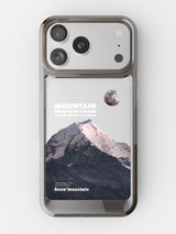 Snowy Mountains Clear Case - iPhone 17 Pro (Grey)