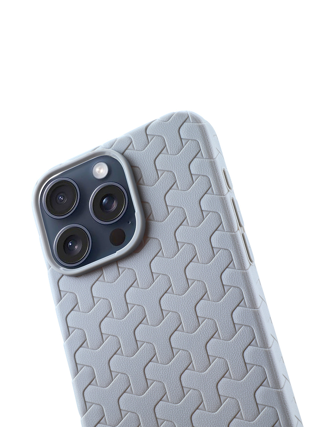 Interlock Weave Slim TPU Case - iPhone 13 (Gray)