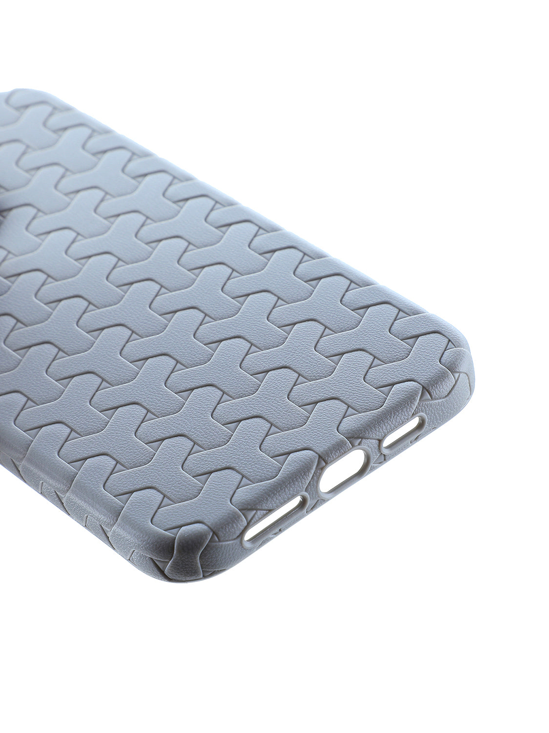 Interlock Weave Slim TPU Case - iPhone 14 Pro Max (Gray)