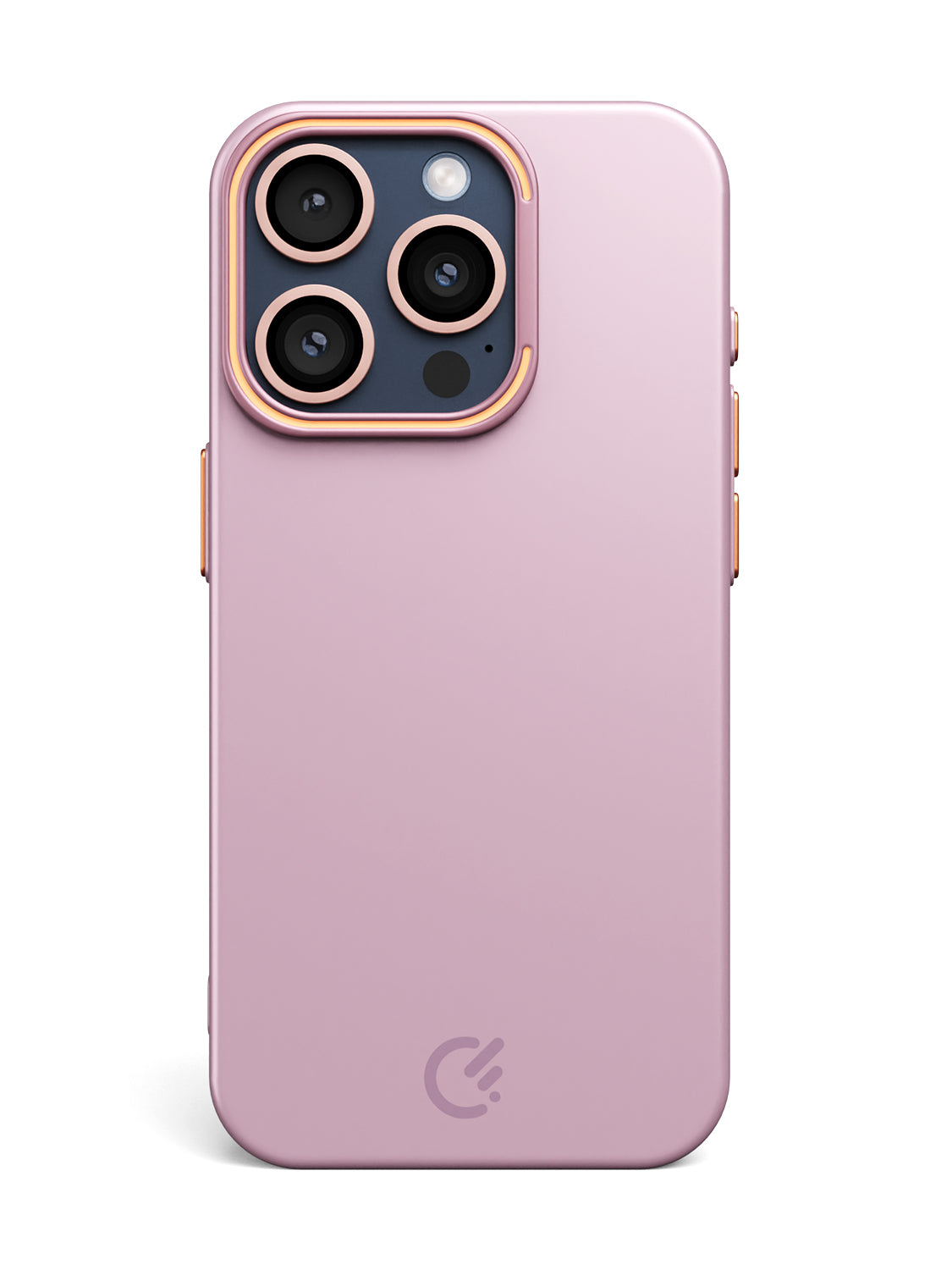 Solid Shade Snap Hard Case with Lens Guard & Stand - iPhone 15 Plus (Pink)