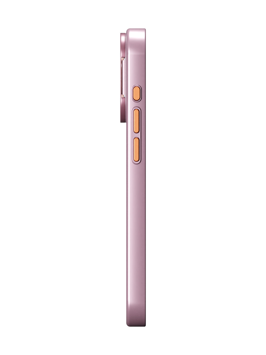 Solid Shade Snap Hard Case with Lens Guard & Stand - iPhone 15 Pro (Pink)