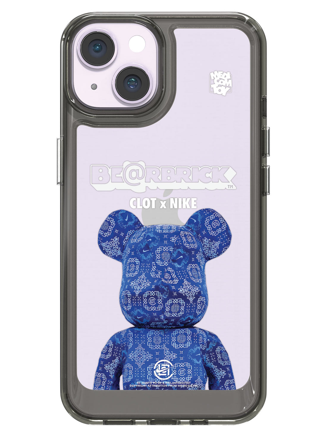 Bearbricks Case - iPhone 14 (Blue)