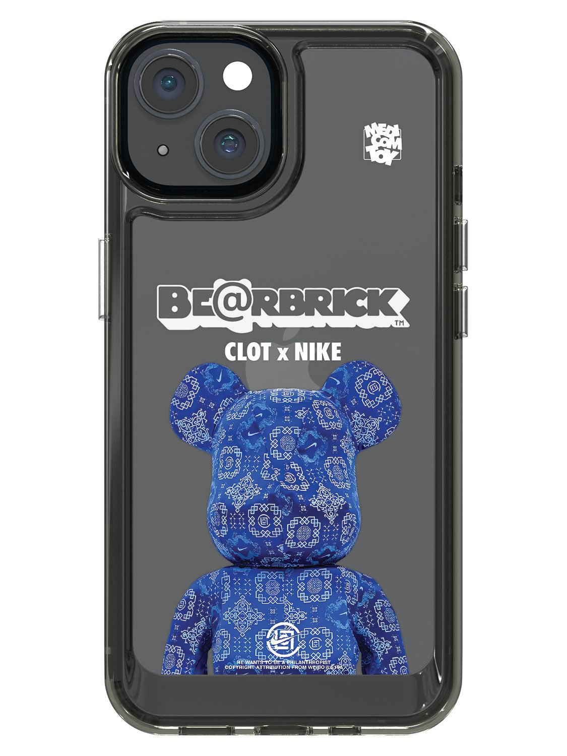 Bearbricks Case - iPhone 14 (Blue)