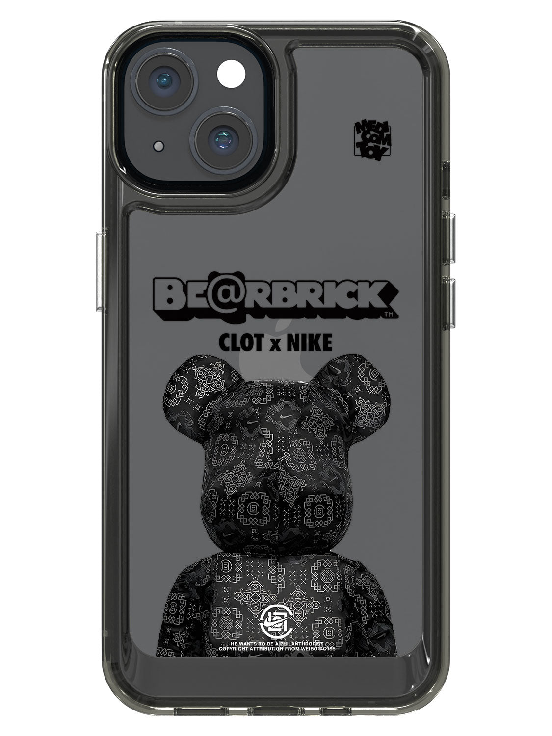 Bearbricks Case - iPhone 14 (Black)