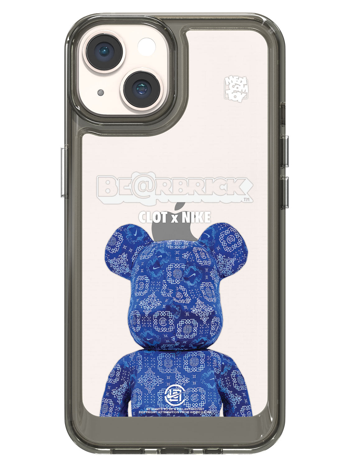 Bearbricks Case - iPhone 14 (Blue)