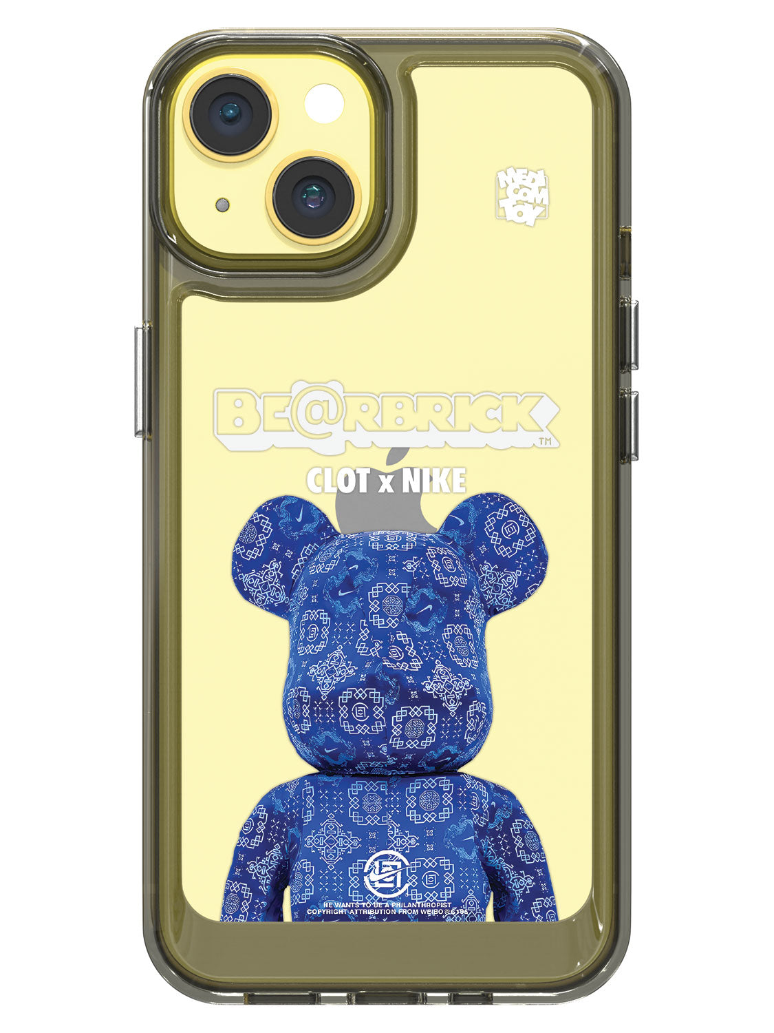 Bearbricks Case - iPhone 14 (Blue)