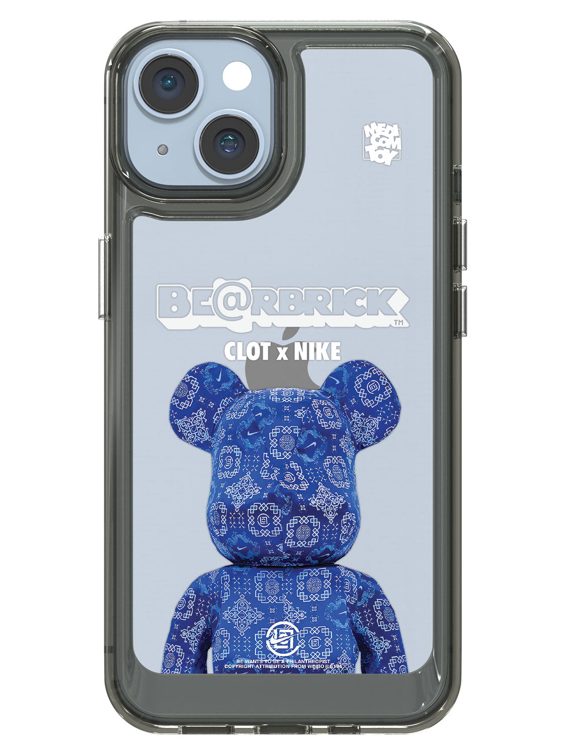 Bearbricks Case - iPhone 14 (Blue)