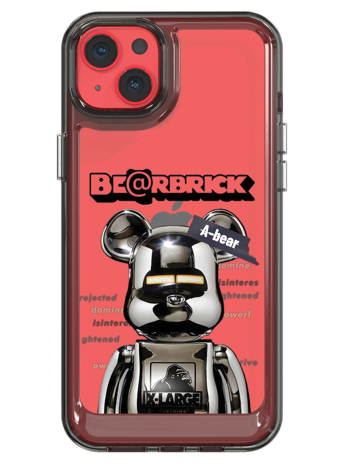 Bearbricks Clear Case - iPhone 14 Plus (Silver)