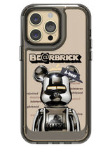 Bearbricks Clear Case - iPhone 14 Pro Max (Silver)