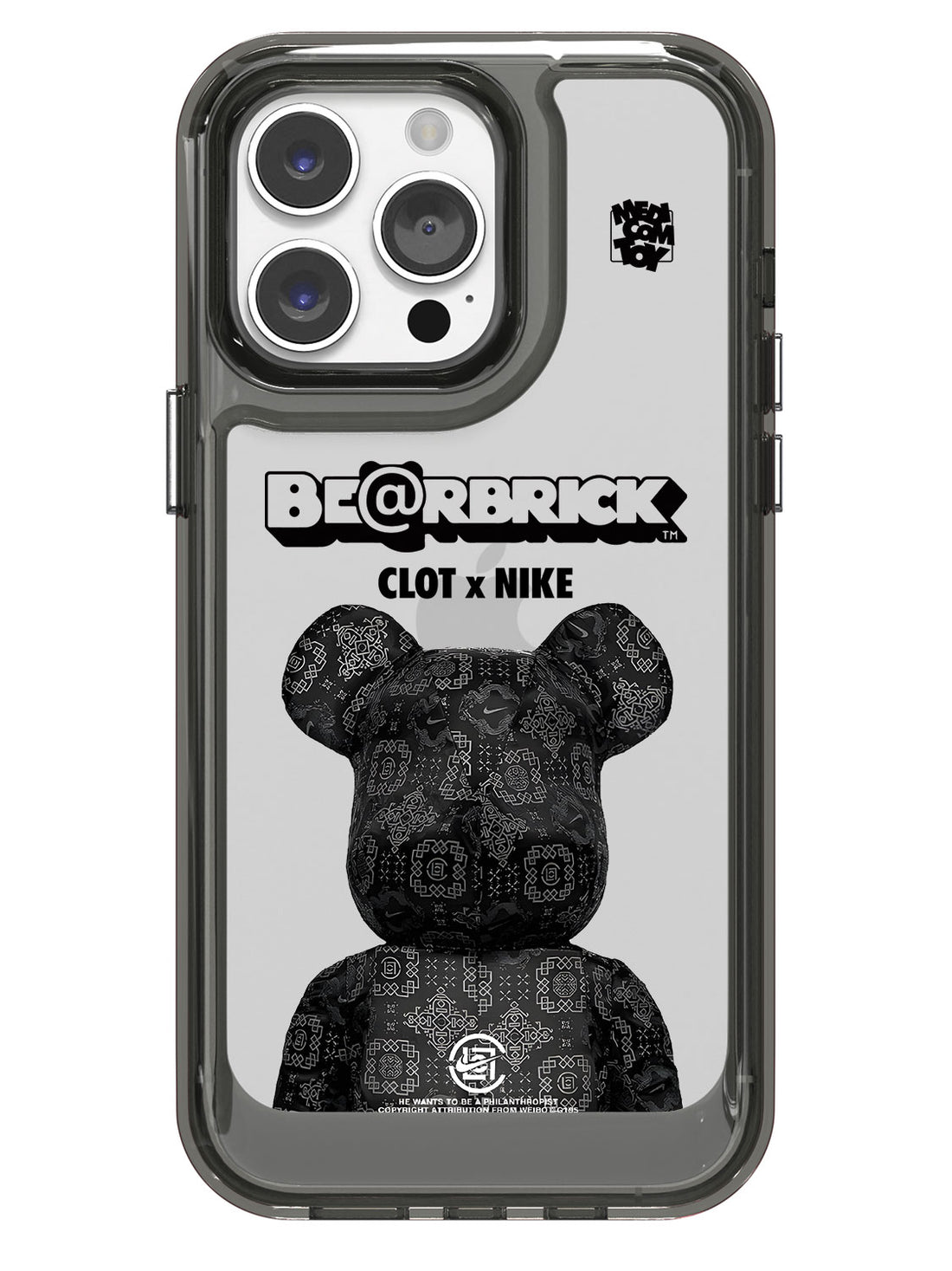 Bearbricks Case - iPhone 14 Pro Max (Black)