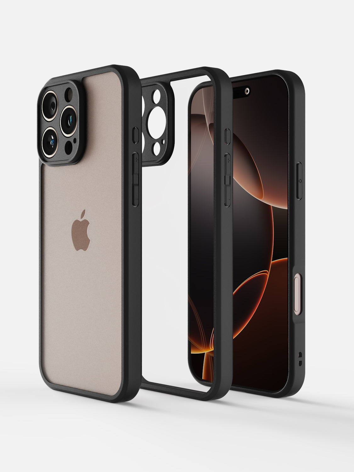 Basic Clear Case - iPhone 16 Pro Max (Black)