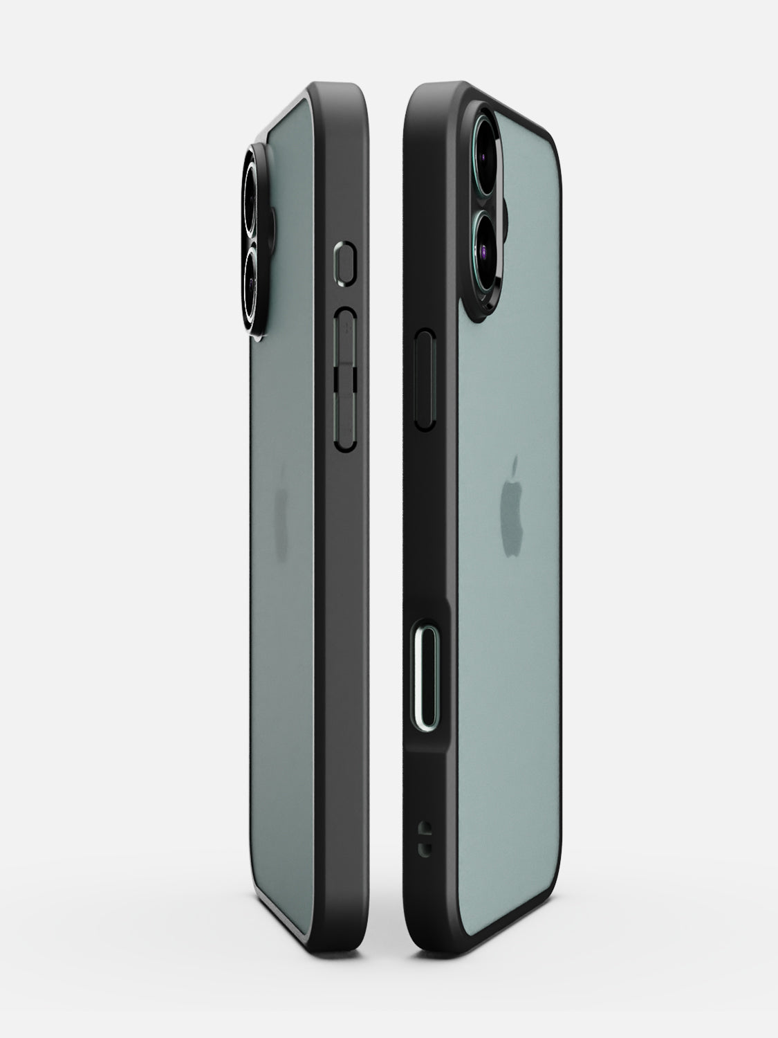 Basic Clear Case - iPhone 16 (Black)
