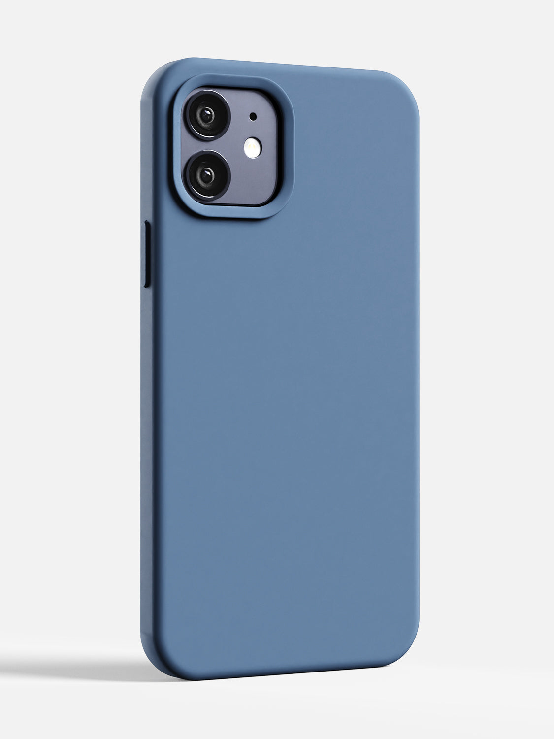 Silicone Case - iPhone 12 (Steel Blue)